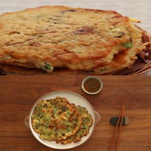 30년 전통 엄마손 수제 전 반죽세트 (고기녹두 반죽 500g + 해물파전 반죽 500g)