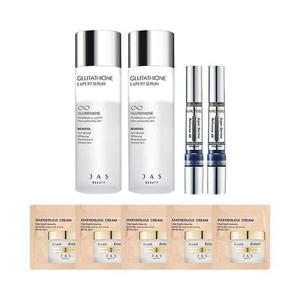 쟈스 글루타치온 엑스퍼트 세럼 130ml x2 + 닥터레티셀 기미앰플 8.5ml x2 + 샘플5매