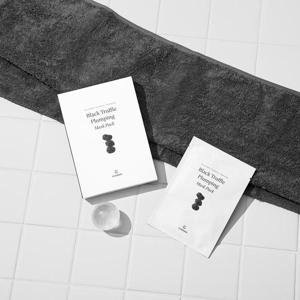 [정가24,900원]체르엠 블랙 트러플 플럼핑 쫀득 마스크팩 5매 피부 탄력 모공 케어 진정 보습 수분 광채