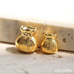 [골드피아] 24K 순금 행복가득 복주머니 오브제_소