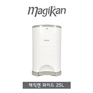 [25L용량] 매직캔 와이드 3중차단 쓰레기통