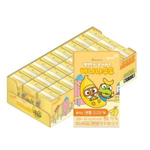[서울에프엔비] 뽀로로가 좋아하는 바나나우유 140mL x 24개입
