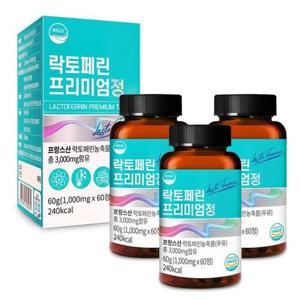 갤러리아_웰리즈 프랑스산 락토페린 프리미엄정 1,000mgx60정 3개 6개월분