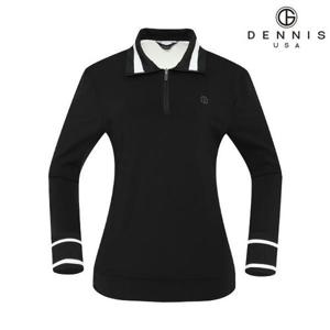 [데니스골프][DENNIS] 여성)양면기모 반전배색 빅카라 티셔츠_NAMWLTS063