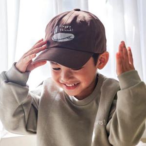 [비치스앤크림_키즈]도기 프렌드 볼캡-브라운(Doggy Friend Ball-Cap, Brown)