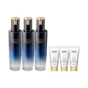 AHC 프라임 엑스퍼트 EX부스팅 토너 130ml x3 + 워터풀 선크림 7ml x3 증정
