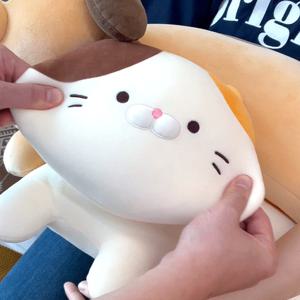[메세] 바디필로우 쇼파쿠션 어린이날 선물 추천 말랑말랑 댕냥이 목쿠션 경추 베개 인형