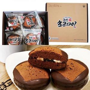 [세월담] 수제 전주 초코파이 70g x15입 (종이박스 선물세트)