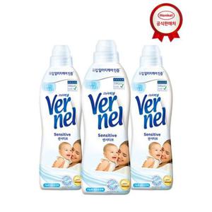 [헨켈]헨켈 고농축 섬유유연제 버넬 센서티브 0.9L X 3개
