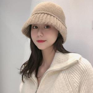 [프리티 글라라]니트 골지 가을 겨울 버킷햇 벙거지 여성 모자 m-07 (41040482)