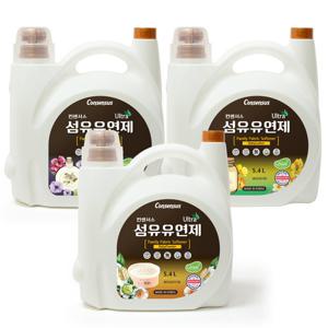 컨센서스 고농축 섬유유연제  5.4L x2개 (베이비로션,베이비파우더,화이트머스크 택1)