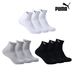 [푸마] 남성 쿠션 쿼터 삭스 3족 번들_PUE30815