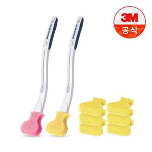 갤러리아_[3M]크린스틱 뉴향기톡톡 변기청소 핸들+리필7입