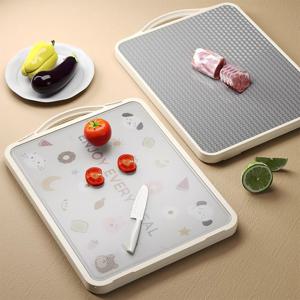 스테인레스 향균 양면 도마 위생 실리콘 업소용 스텐도마 대형 R588