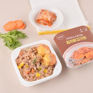 포켓도시락 간편식사 즉석밥 냉동도시락 카무트수수잡곡밥 김치닭고기전 10팩