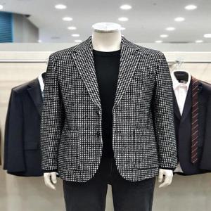 [파렌하이트]하운드투스 패턴 자켓 FJEAX4109BK_DJ