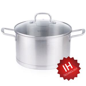 리빙아트 에센셜 인덕션 스텐냄비 양수24cm