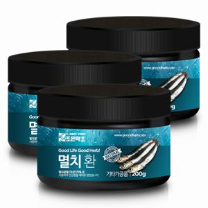 [조은약초] 프리미엄 국내산 멸치환 200g x 3통 구성 ( 총 600g )