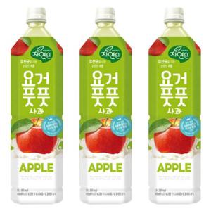 웅진 자연은 요거풋풋 사과 1.5L x 12페트 과일음료