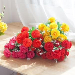성묘 조화 꽃 팜팜부쉬 46cm 5컬러 추모 납골당 산소 묘지 장식 소품 수목장