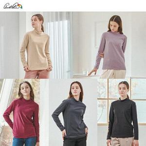 [아놀드파마][아놀드파마] 여성 기모 터틀넥 긴팔 티셔츠 5종세트