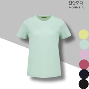 [마운티아]마운티아 2025 여성 라운드 반팔 티셔츠 단체복 운동복 리올렛티셔츠R8 1CDTSMU505 민트_CA