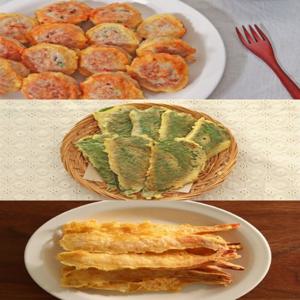 Fresh 30년 전통 엄마손 수제 전 세트 (동그랑땡 250g + 깻잎전 250g + 새우전 250g)