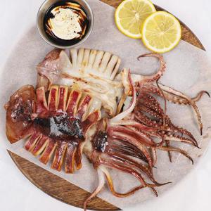 [강영수산]구룡포 반건조오징어 5미 왕특특대 (1kg)