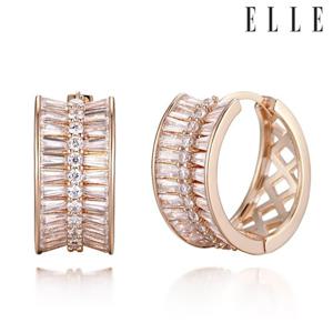 [엘르주얼리] 14K 클리어 원터치 귀걸이 (gold pin) ELGPEE326