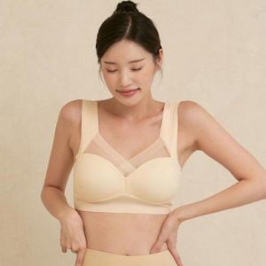 [글램공감]나디아 심리스 노와이어 빅사이즈 스포츠브라 풀컵 브라탑 4colors