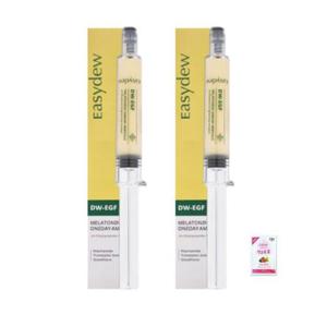 [이지듀]  대웅제약  이지듀 DW-EGF 멜라토닝 앰플 8ml  2개  +  폼클렌징(