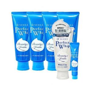 [센카]퍼펙트 휩 페이셜 워시 A 150g 4개+15g+화이트 클레이