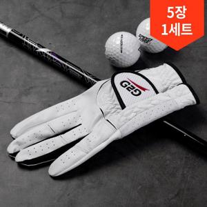 5장 1세트/범양글러브 G2G 부분 반양피 남성 골프장갑