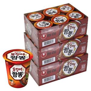 농심 오징어짬뽕 소컵 67g X 18개