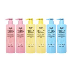셀럽 프로페셔널 유스 PDRN 샴푸 450ml 6개 오드 뮤게 / 로즈 / 프리지아