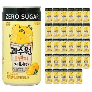 [남양]남양 과수원 오렌지 제로슈가 175ml x 30캔_23108872_587824