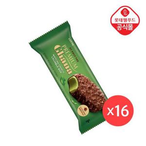 [롯데] 가나 아이스 말차초코 크럼블바 80ml 16개 세트