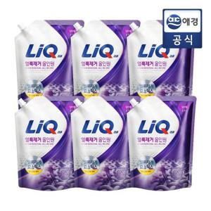리큐 얼룩제거 올인원 2.1L 6개(일반 드럼)
