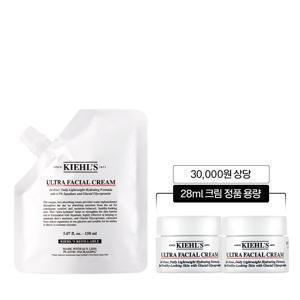 [9] 키엘 수분크림 리필 파우치 150ml 세트 (+28ml 정품용량)
