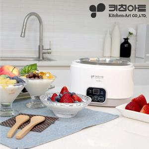 [키친아트(가전)] 키친아트 1L 대용량 스테인레스 PTC 요거트메이커 KY-2081WS / 막걸리 청국장제조