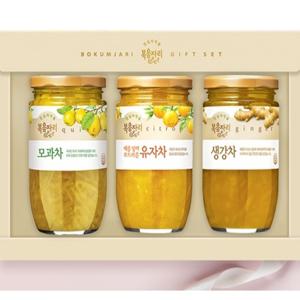 [복음자리] 선물세트 - 과실차3종세트(유자차/모과차/생강차) 명절추석설날