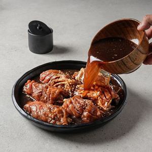 [한땀푸드]한돈 양념 수제 돼지갈비 1.6kg/3.2kg 선물세트