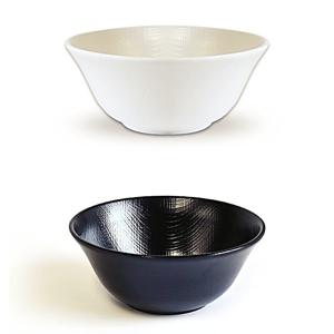블랙 학교 22.6x9.3cm 그릇 탕그릇 라면 25호 사무실 멜라민 대접 우동면