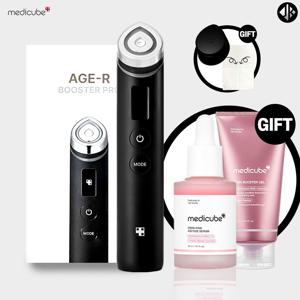메디큐브 에이지알 부스터 프로 + 전용 헤드캡+ 연어 PDRN 핑크 앰플+리프팅 PDRN 부스터젤 +다용도 파우치