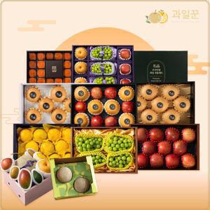 [명절전도착][과일꾼] 25년 추석명절 과일선물세트(배/사과/샤인/반건시)
