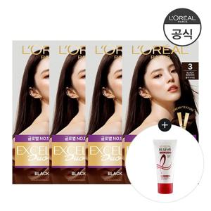 엑셀랑스 듀오 크림 4개 세트 (증)TR5 헤어팩 50ml