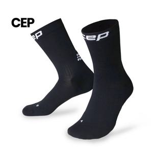 CEP 씨이피 코어 런 V5 미드 컷 양말 삭스 블랙 WP9C5R-BLACK
