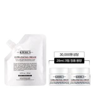 [9] 키엘 수분크림 리필 파우치 150ml 세트 (+28ml 정품용량)