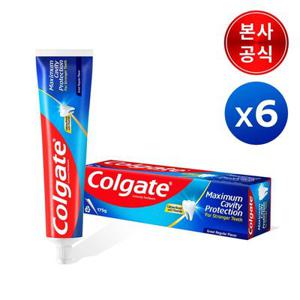 [APP 전용] [175g]콜게이트 캐비티 프로텍션 불소치약 레귤러/쿨민트 6개외 고불소 치약/가글