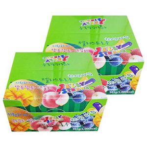 [APP전용] 젤리스트로우 965gX2팩/플러스/럭키백 외  골드망고/자두/납작복숭아/허니듀멜론 혼합팩